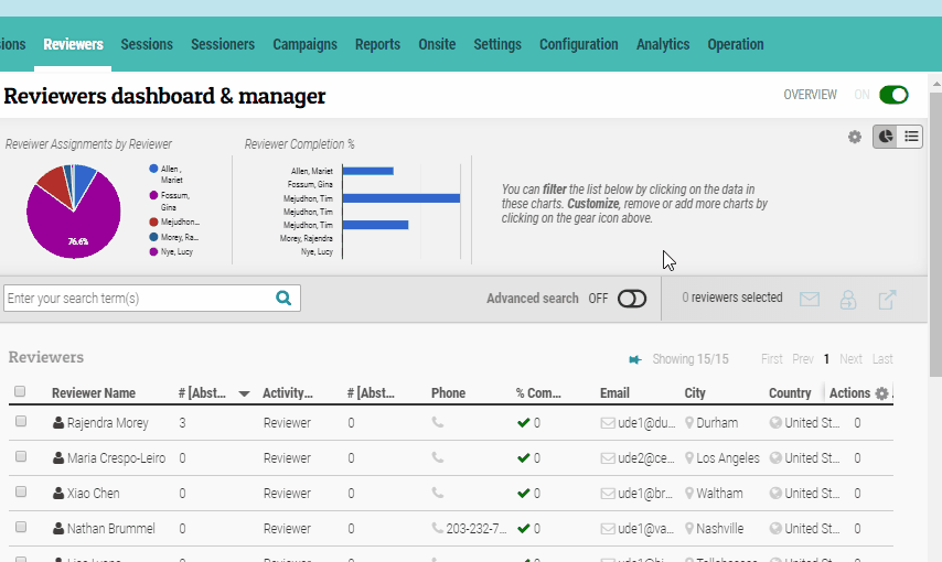 Hide/Show Statistics